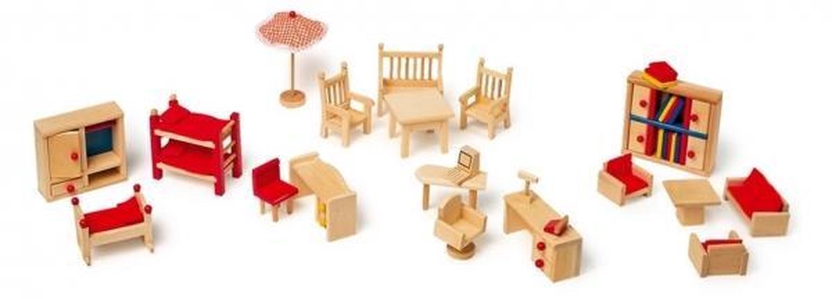 Legler Poppenhuis Meubels - Hout