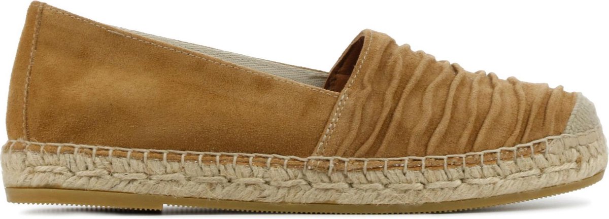 Viguera Vrouwen Suède Espadrilles / Damesschoenen  -   1668 sue - Bruin - maat 37