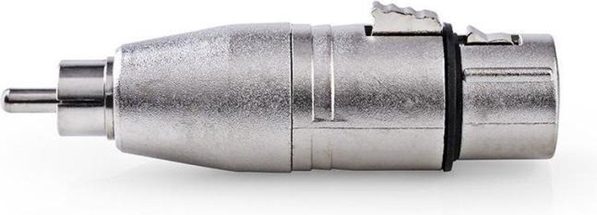 XLR-Adapter | RCA male - XLR 3-pins female | 10 stuks | Metaal