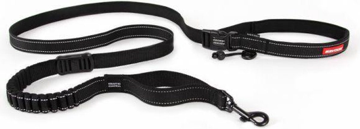 EzyDog Road Runner - Hondenlijn - 210cm - Zwart