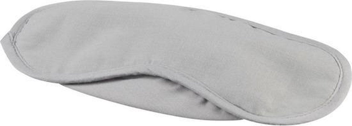 Grijs verduisterend oogmasker met 2 banden - Slaapmaskers/Reismaskers - Handig voor op reis/vakantie