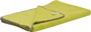 Autodroogdoek Microvezel - 90 x 60cm - Fluo Geel/Grijs Afgeboord