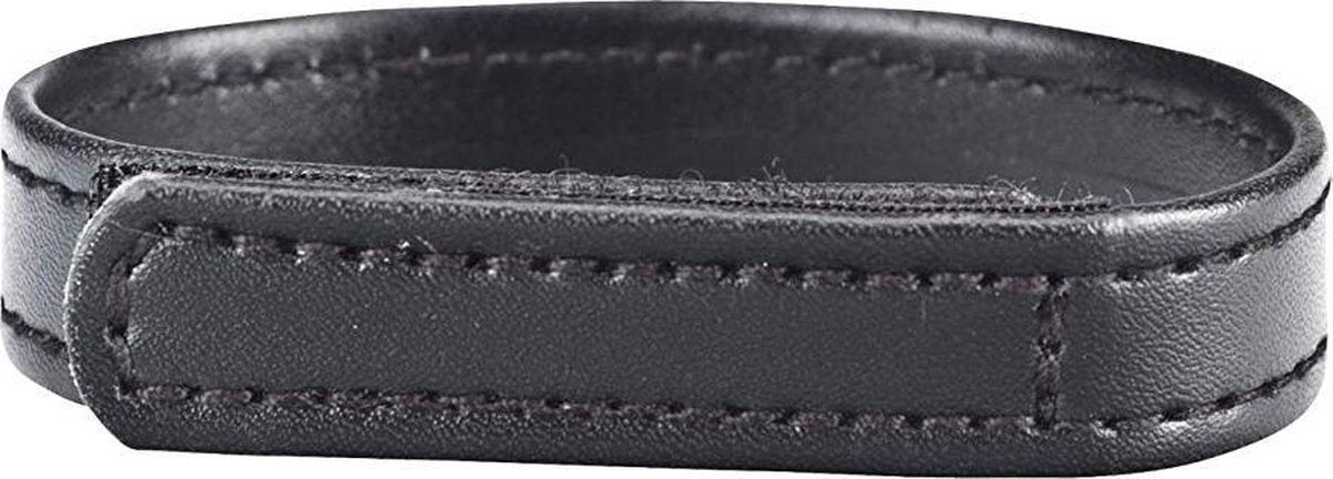 Blue Line Velcro Cock Ring Black OS