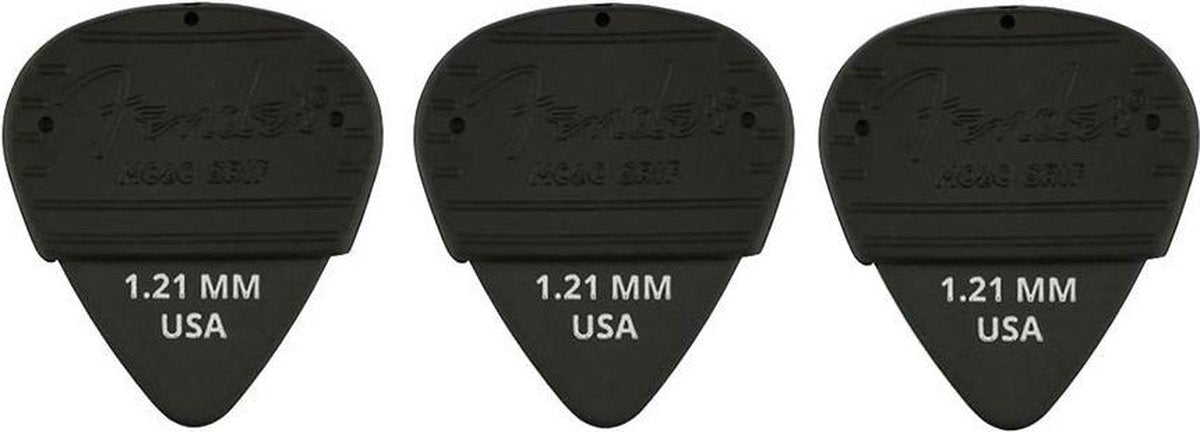 Fender Plectrum Mojo Grip dura-tone Delrin 1.21 3-pack