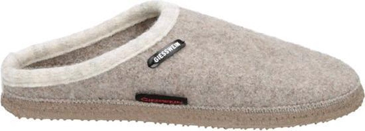 Giesswein DANNHEIM - Volwassenen Dames pantoffels - Kleur: Taupe - Maat: 37