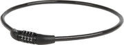 M-wave Kabelslot Cijfercombinatie 600 X 8 Mm Zwart