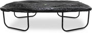 SPRING trampoline afdekhoes zwart rechthoekig 153 x 214 cm