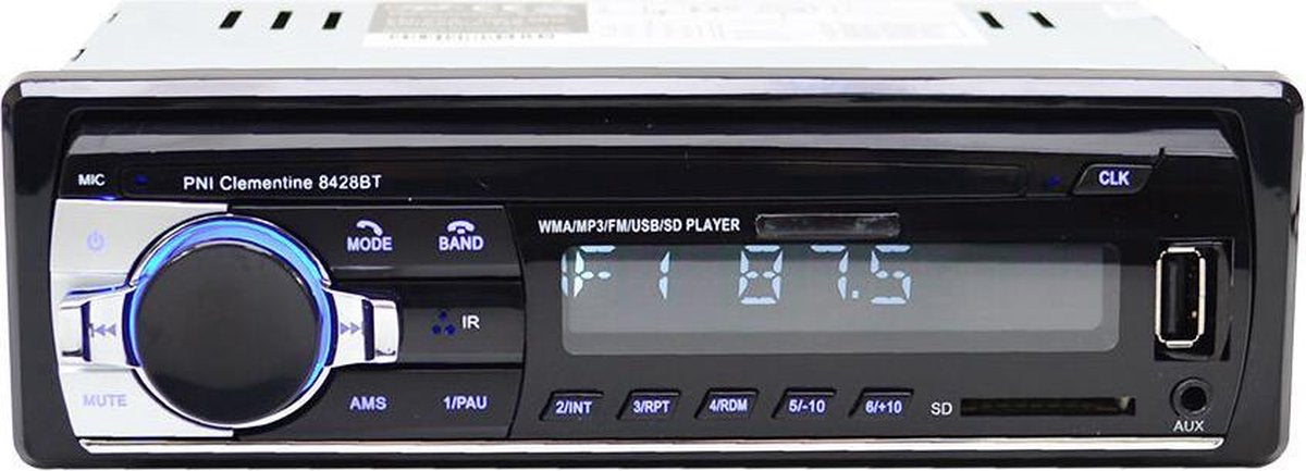PNI 8428BT Autoradio 1DIN met SD
