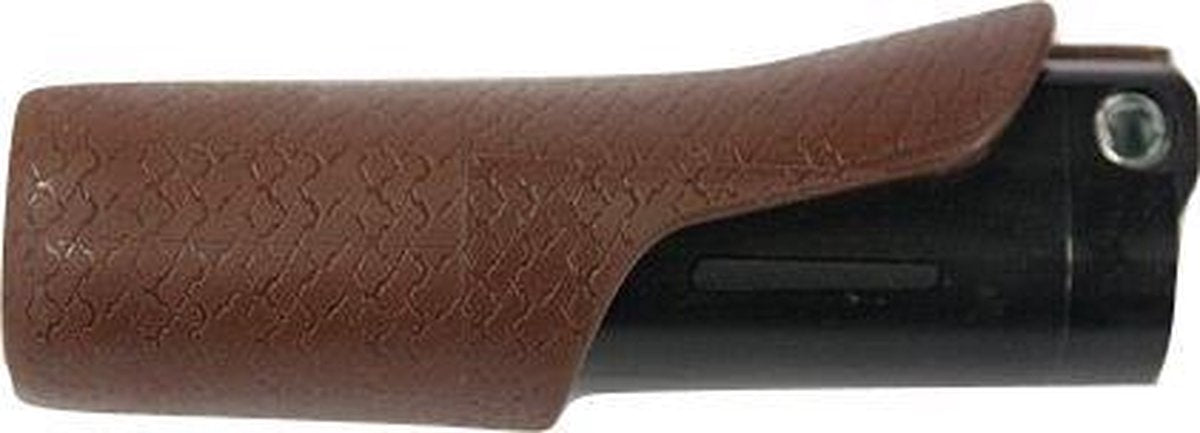 Gazelle handvat rechts basis 132mm bruin
