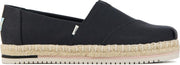 Toms Vrouwen  Espadrilles / Damesschoenen  -   Alpargata platfor - Zwart - maat 37
