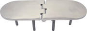 Luikscharnier - 190x65x4 - Rvs 316 - Knoop onder