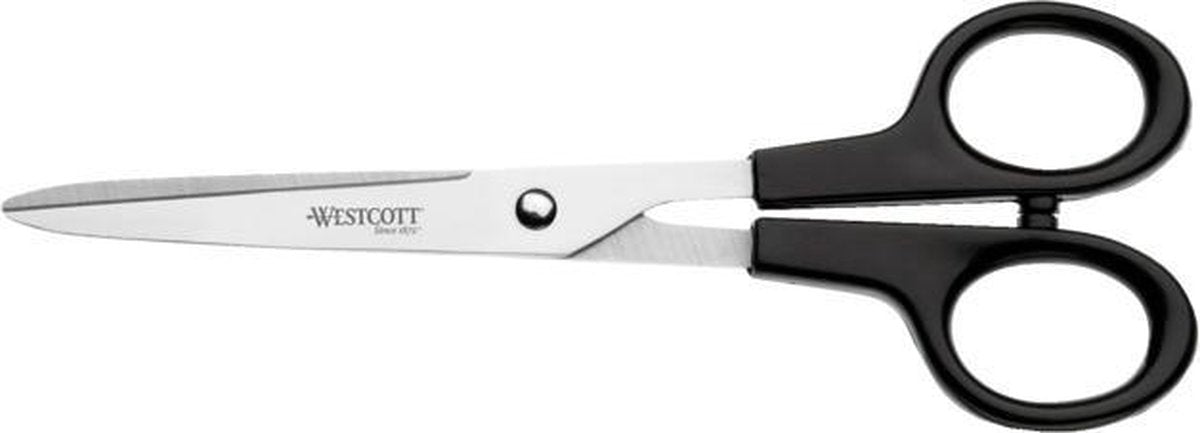 Schaar buero 18cm rvs kunststof grip