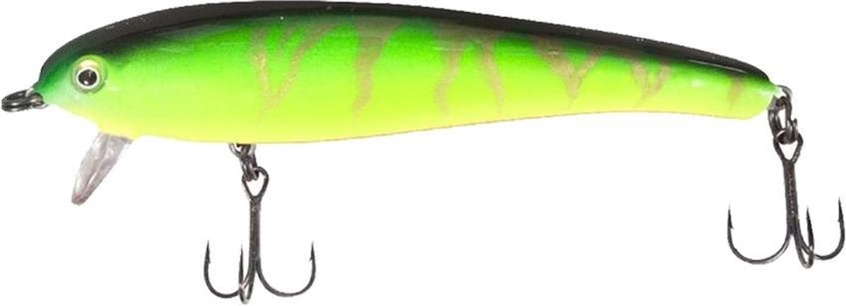 Mann's Stretch 15+ - Drijvend - Firetiger - 11.5cm - 21g - Depth 4.5m - Geel
