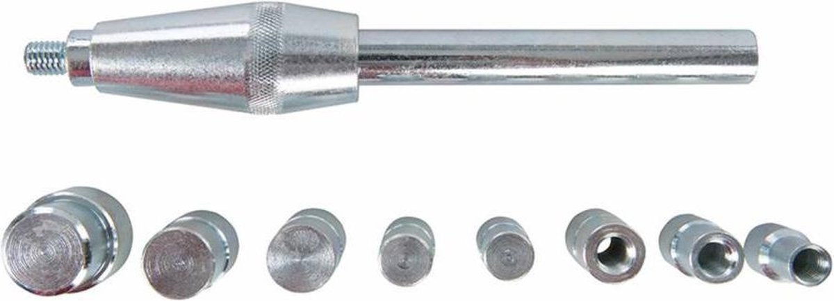 Silverline 9-delige koppeling centreer pen set 9-delige set