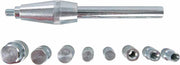 Silverline 9-delige koppeling centreer pen set 9-delige set