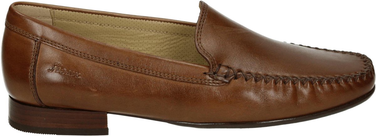 Sioux CAMPINA - Volwassenen Instappers - Kleur: Cognac - Maat: 39