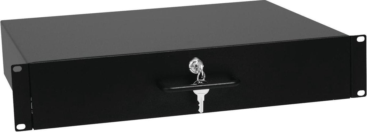 OMNITRONIC Rack Drawer with Lock 2U