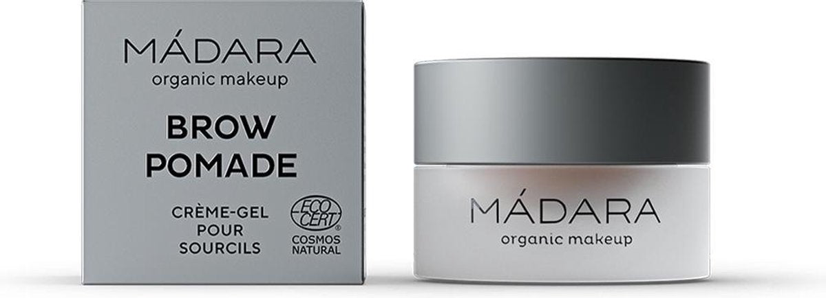 MÁDARA Organic Skincare | Brow Pomade #20 FROSTY TAUPE - 5g | Long-lasting