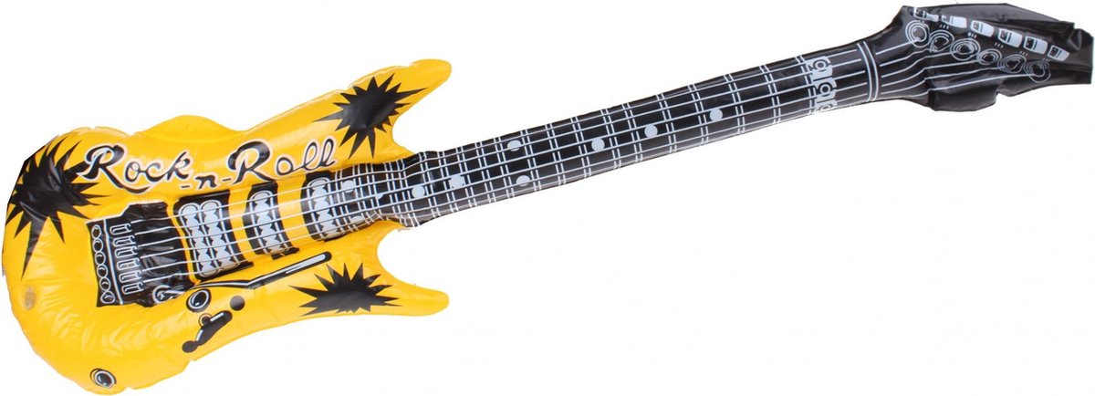 Lg-imports Opblaasbare Gitaar Geel 85 Cm