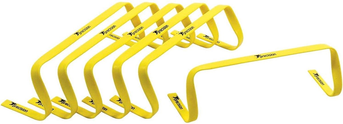 Precision Hordenset 15 X 48 Cm Pvc Geel 6 Stuks
