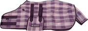 Kensington T Vliegendeken Plum Ice Plaid 91 cm