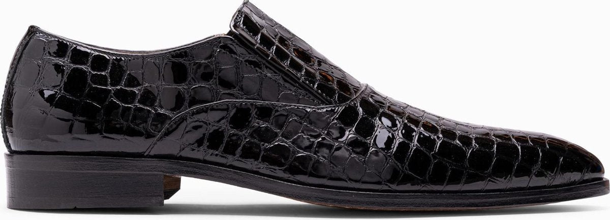 Paulo Bellini Loafer Mantova Croco Lack Black