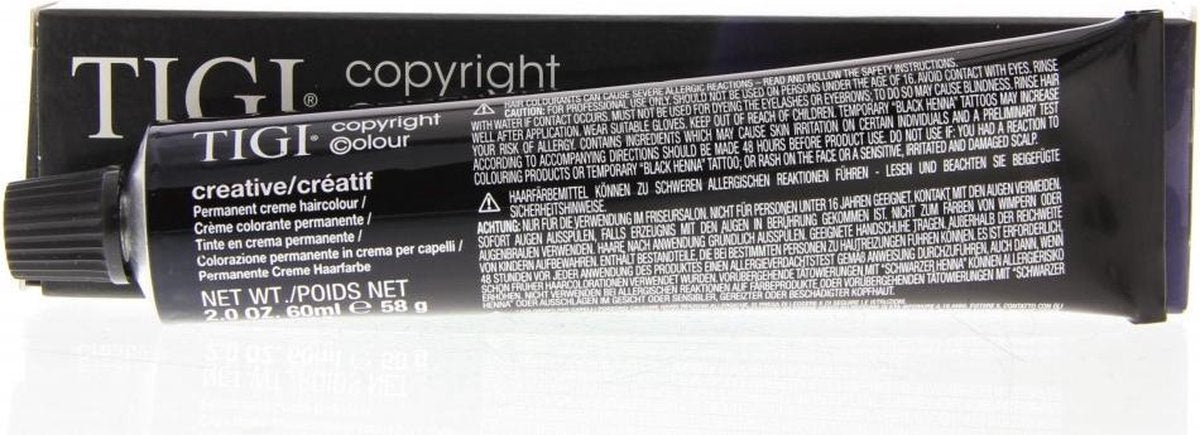 Tigi Copyright Colour Creative Permanent Creme Emulsion Haarverf 6/46 6cr 60ml