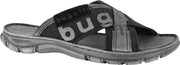 Bugatti Heren Zwarte slipper Maari - Maat 41