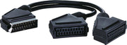 DELTACO AV-24 SCART-splitterkabel