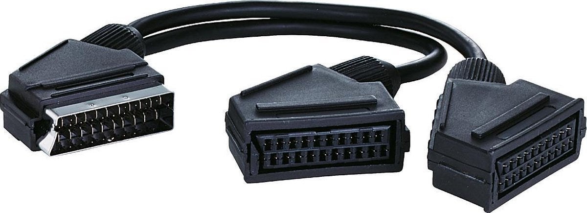 DELTACO AV-24 SCART-splitterkabel