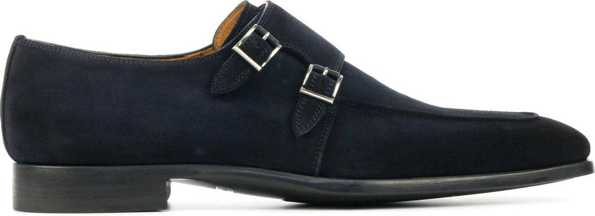 Magnanni Mannen Suède Gespschoenen / Herenschoenen / Instapper 23696 - Blauw - Maat  42