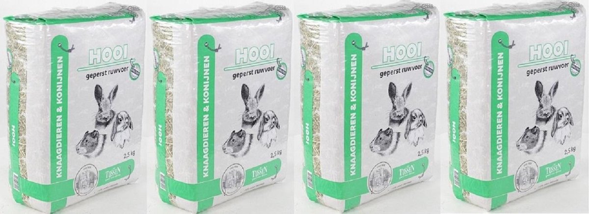 Hooi - Ruwvoer - 4 pakken van elk  2.5 kg.