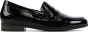 Waldlaufer Vrouwen Leren Instapschoenen / Damesschoenen / Instapper 782501 - Zwart - Maat  37.5