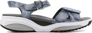 Xsensible Vrouwen Leren Slangenprint Sandalen / Damesschoenen 30304.5/syros - Jeans - Maat 41