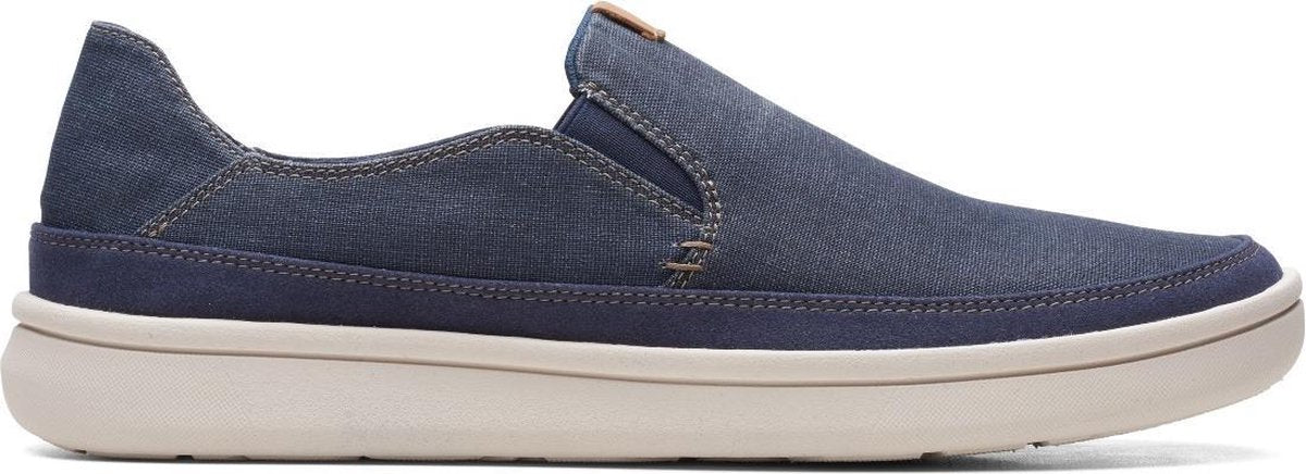 Clarks - Heren schoenen - Cantal Step - G - navy canvas - maat 43