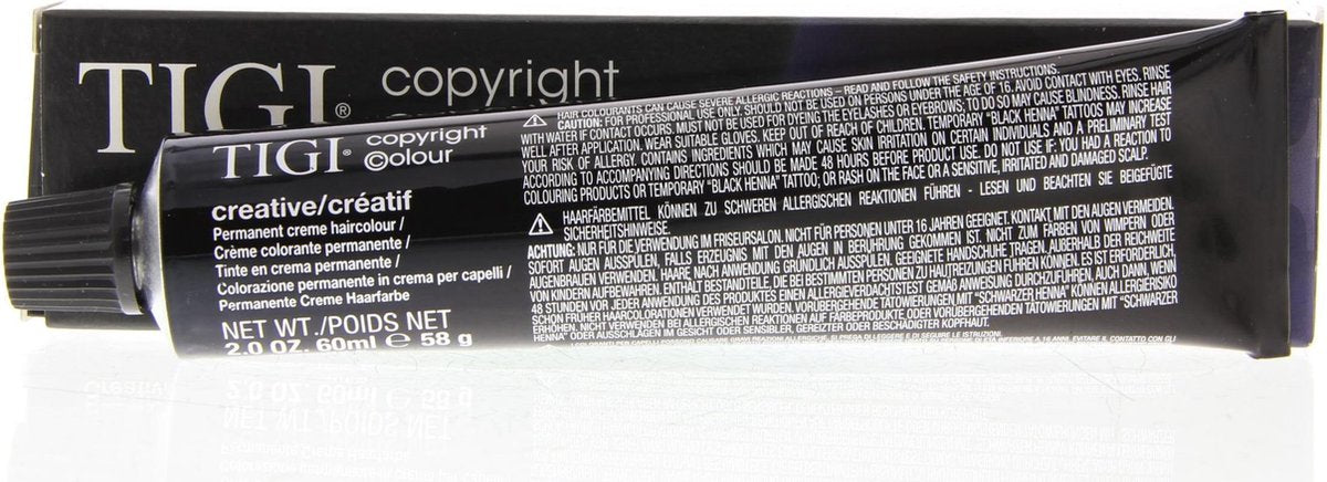 Tigi Copyright Colour Creative Permanent Creme Emulsion Haarverf 9/03 9ng 60ml