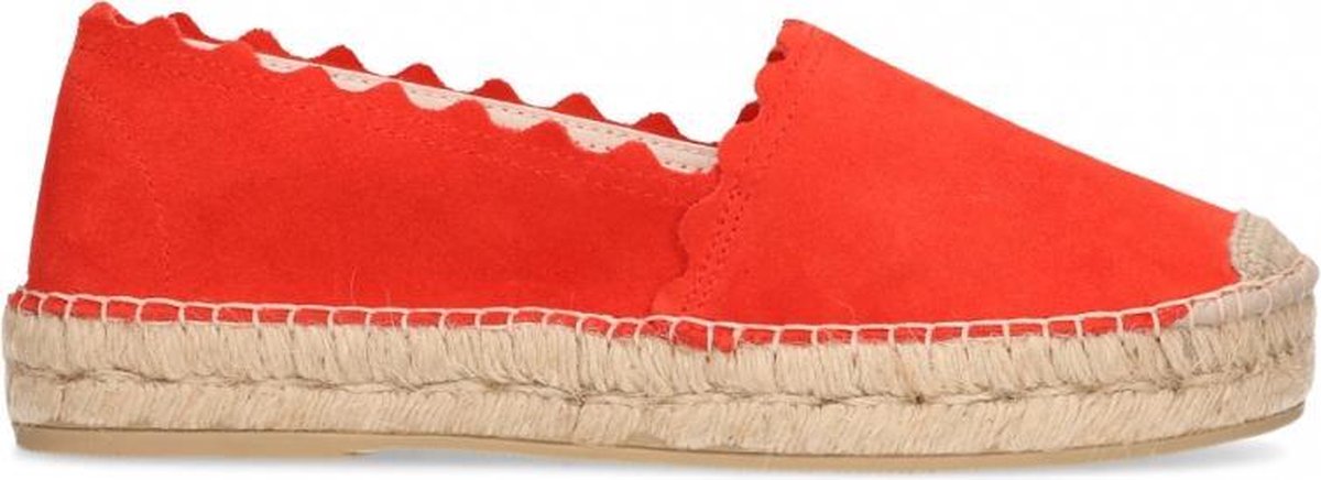 Van Dalen  - Espadrille Suede - Womens - Orange - 37
