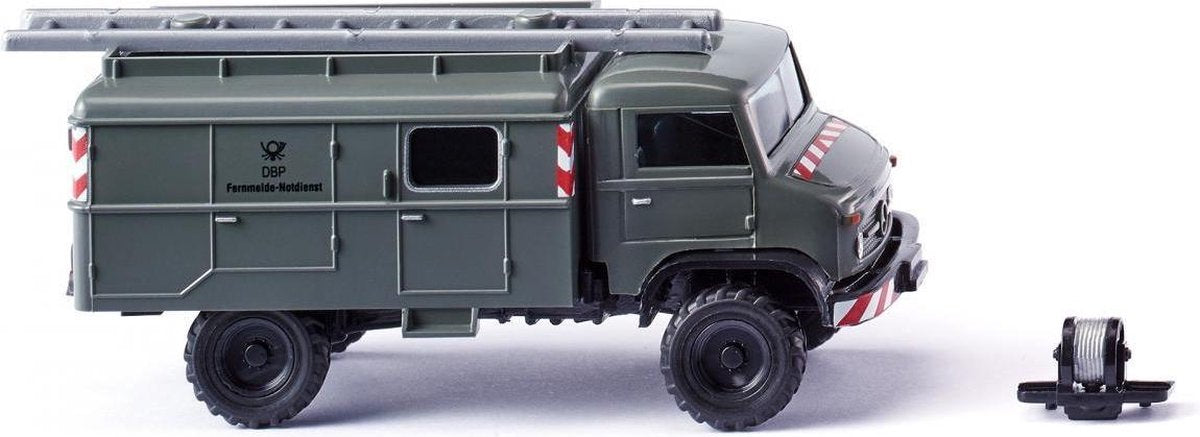 Wiking Miniatuurcamper Unimog S 404 1:87 Grijs