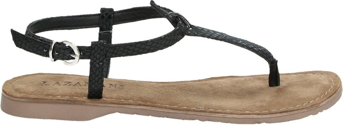 Lazamani dames sandaal - Zwart - Maat 41