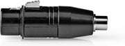 XLR Adapter | XLR 3-Pin Female - RCA Female | 1 Piece | Metal