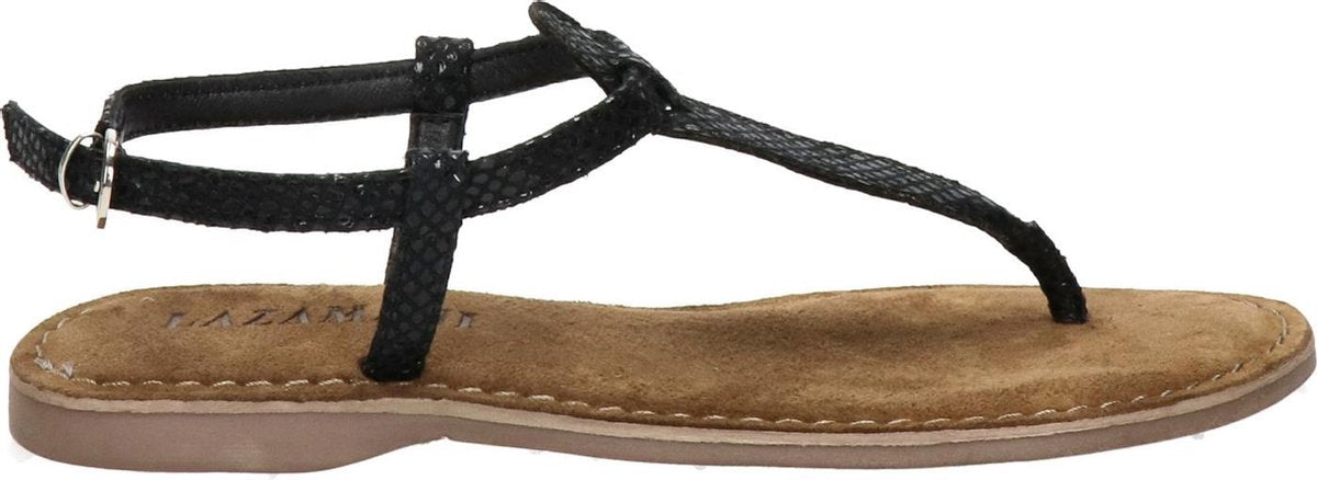 Lazamani dames sandaal - Zwart - Maat 43