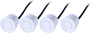 Parkeersensoren set | 4 sensoren | Geluid en Display | Wit