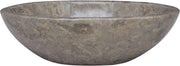 vidaXL Gootsteen 53x40x15 cm marmer grijs  VDXL_149173
