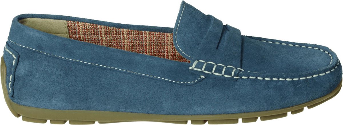 Sioux CARMONA-700 - Volwassenen Instappers - Kleur: Blauw - Maat: 42