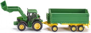 Siku John Deere tractor inclusief aanhanger