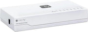 Techly I-SWHUB-080TY netwerk-switch Unmanaged Fast Ethernet (10/100) Wit