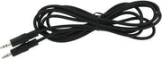 3.5mm Stereo Jack Audio Kabel 2 Meter - Zwart