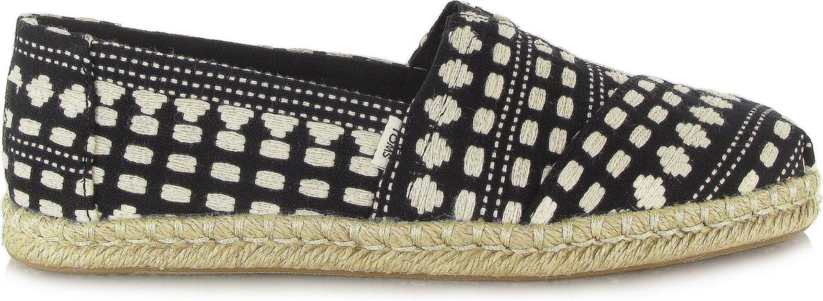 Toms Wm Alpargata Rope Espadrilles - Dames - Zwart - Maat 36