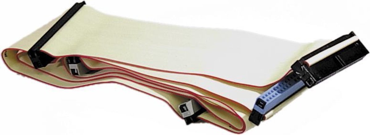 Deltaco DEL-121V ATA/ATAPI-7 (Ultra ATA133) Plat Vrouwelijk/Vrouwelijk PATA kabel
