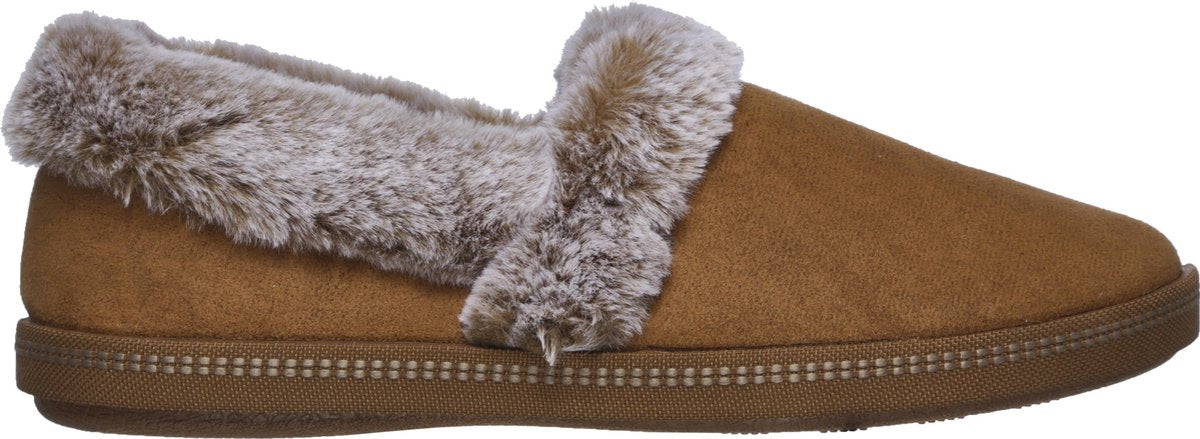 Skechers Cozy Campfire Team Toasty Dames Sloffen  - Bruin - Maat 36
